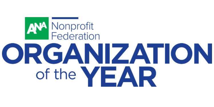 ANA Nonprofit Federation Organization of the Year Award logo