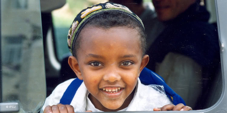 Image of Ethiopian boy smiling