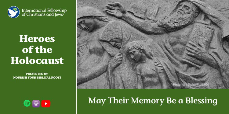 Memorial sculpture depicting heroes of the Holocaust, emphasizing remembrance and resilience.