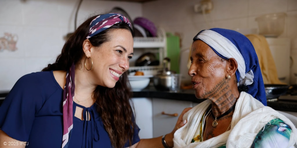 International Fellowship of Christians and Jews logo