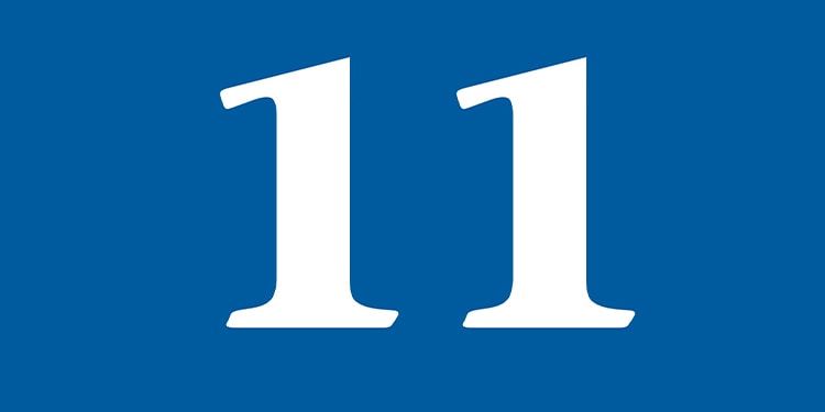Image of number 11