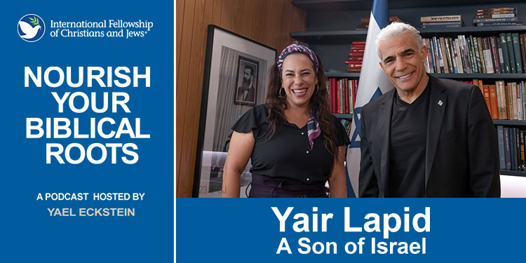 Yair Lapid and Yael Eckstein