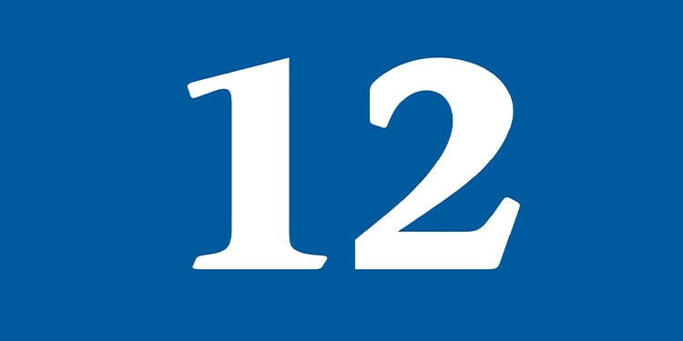 Image of number 12