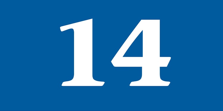 Image of number 14