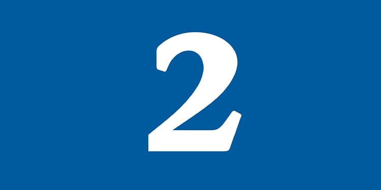 Image of number 2