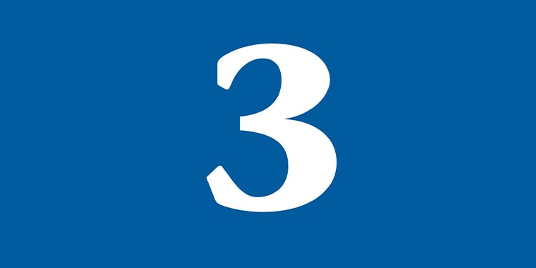 Image of number 3