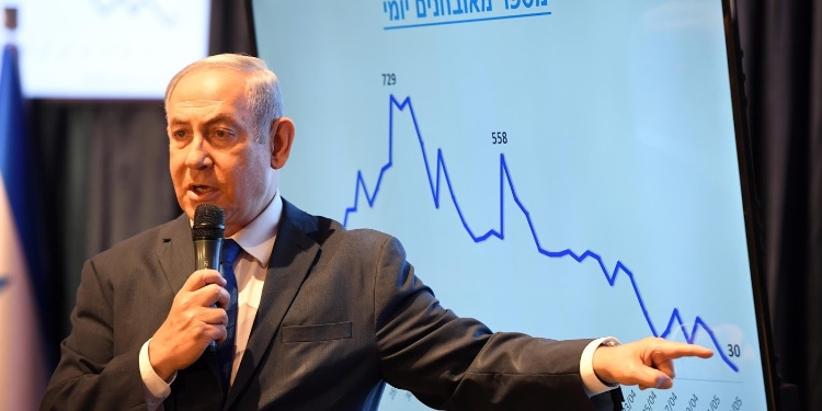 PM Netanyahu press conference on coronavirus, May 4, 2020