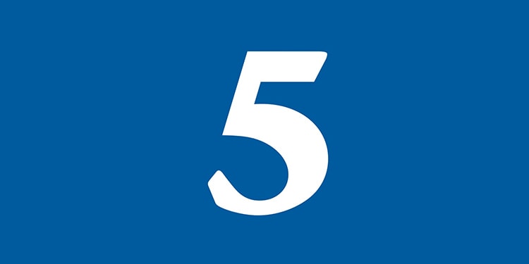 Image of number 5