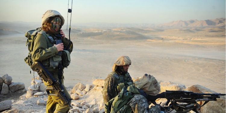 IDF soldiers watch for Hezbollah terrorists