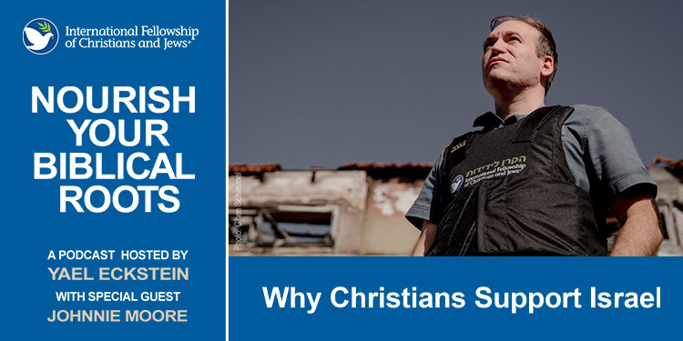 Johnnie Moore - Why Christians Support Israel podcast graphic