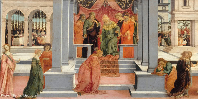 Painting of Esther choisie par Assuérus (