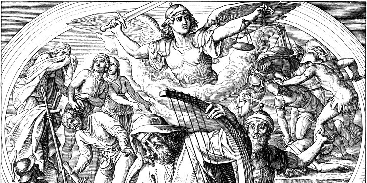 Pslamist King David sings praises