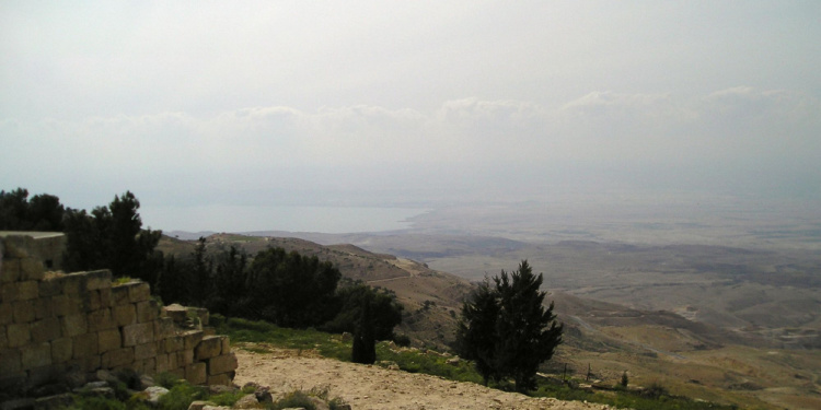 Dead Sea from Mount Nebo