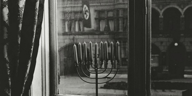 A Hanukkah menorah defies the Nazis during the Holocaust