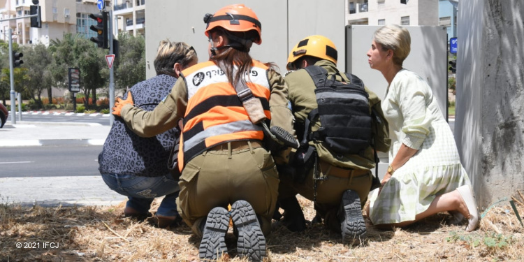 Israelis shelter from rocket attacks during week of conflict in May 2021