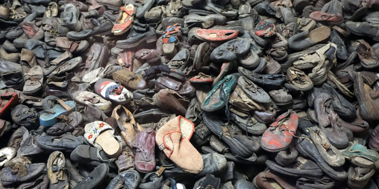 Children's shoes at Auschwitz