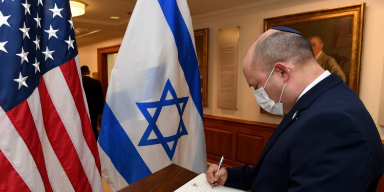 Israeli PM Bennett in Washington for Shabbat in August 2021