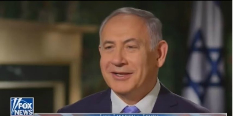 Bibi during an interview on Fox News.