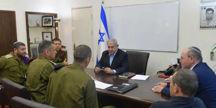 PM Netanyahu discusses Gaza campaign with IDF, May 6, 2019