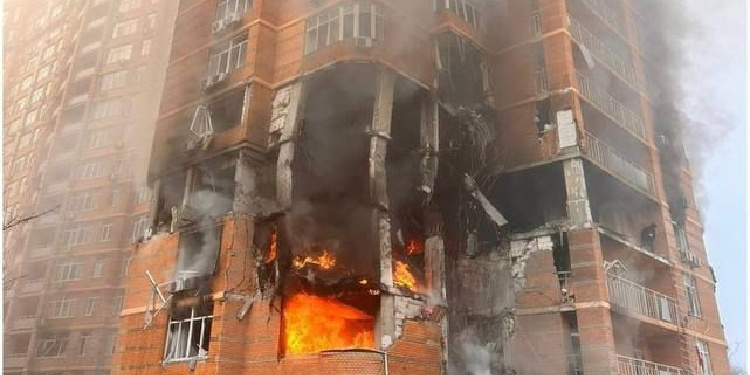 Bombing in Odesa, Ukraine, December 29, 2023