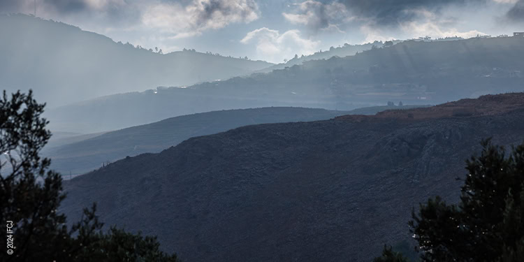 Clouds over the mountains