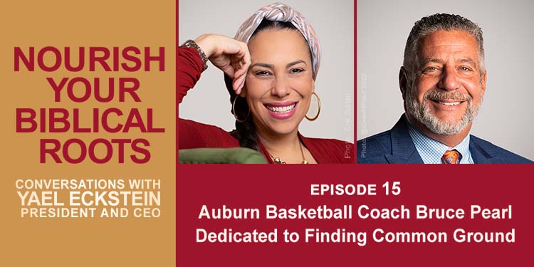 Yael Eckstein and Coach Bruce Pearl