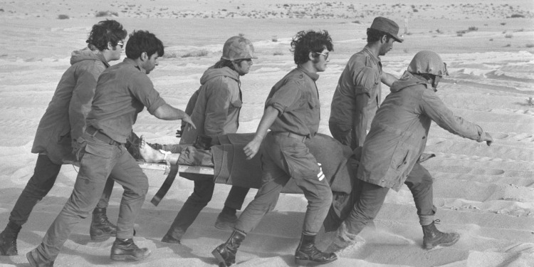 IDF wounded evacuated during Yom Kippur War