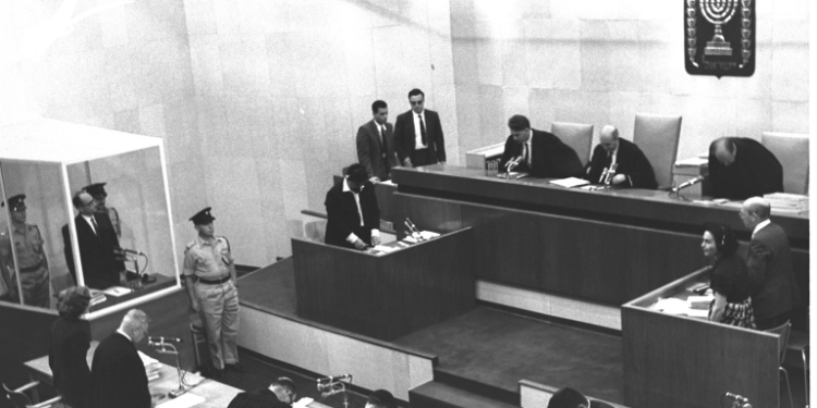 Adolf Eichmann trial, July 7, 1961. (Photo: GPO)