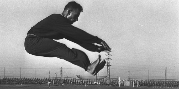 Israeli long jumper David Kushnir