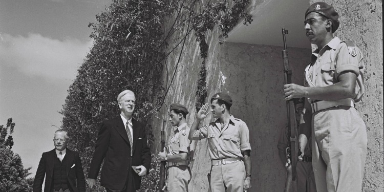 US Ambassador to Israel James McDonald, 1950