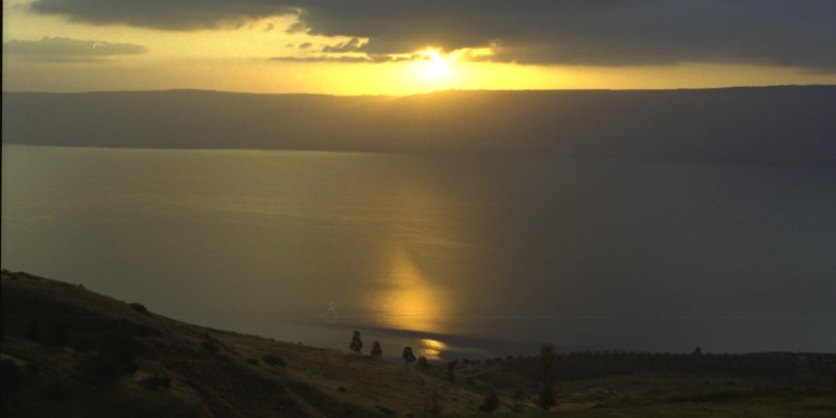 Sunrise on Sea of Galilee