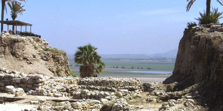 Archaeology site at Megiddo