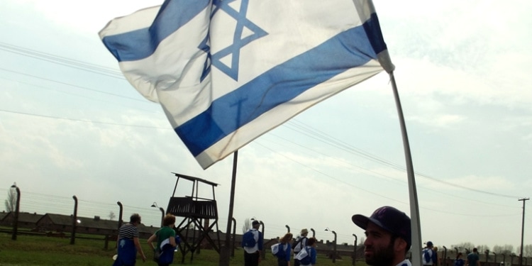 Holocaust March of the Living at Auschwitz