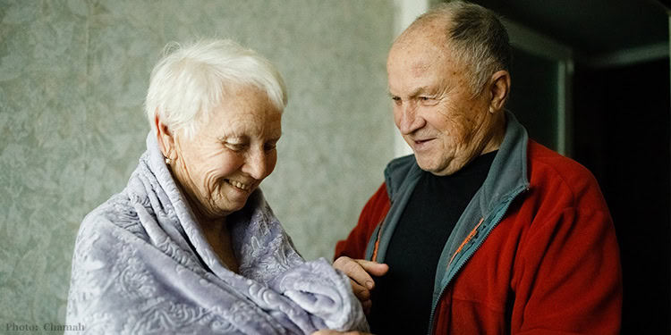 Elderly couple