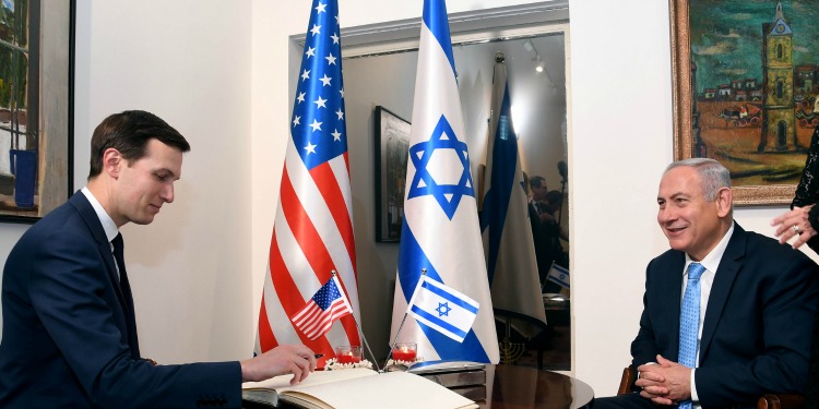 Jared Kushner and Benjamin Netanyahu