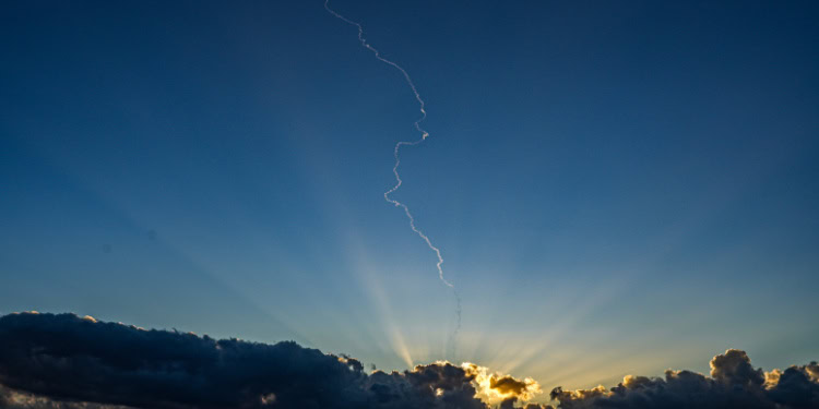 IDF Iron Dome intercepts Hezbollah rocket fired from Lebanon, September 2024