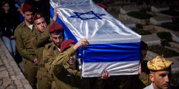 October 29, 2024, funeral of IDF First Sergeant Aviv Gilboa, killed in Gaza