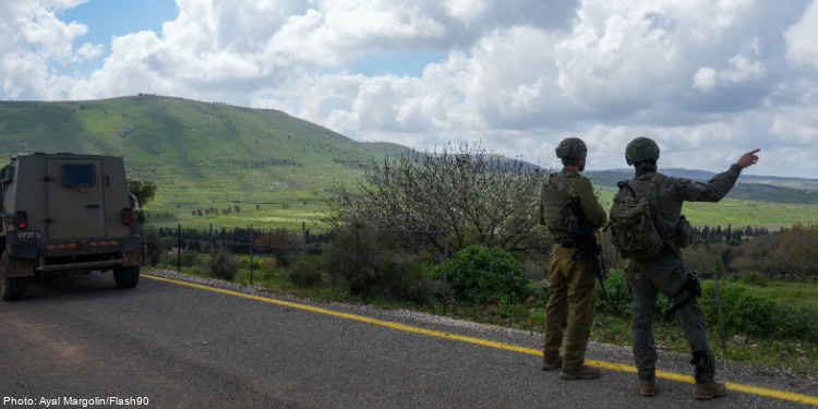 IDF soldiers on Israel-Lebanon border during conflict with Hezbollah, April 2026