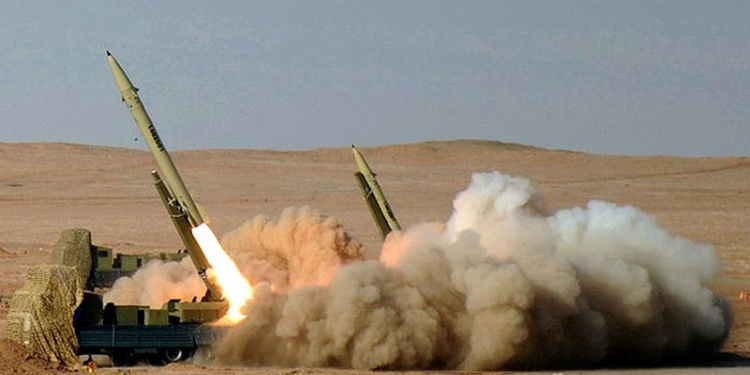 Iranian Fateh-110 missile, as used by Hezbollah