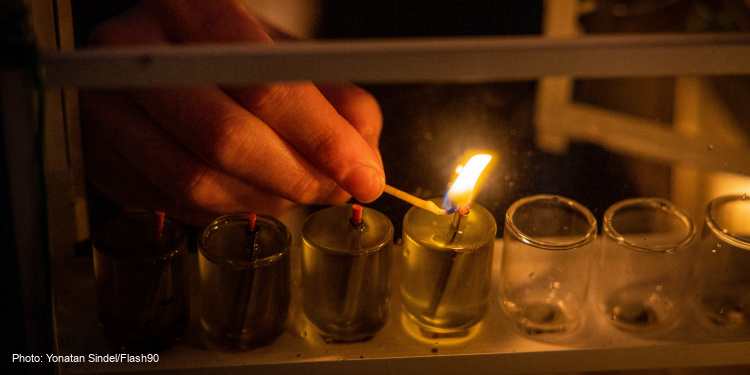 Hanukkah, Jerusalem, menorah, candles, light