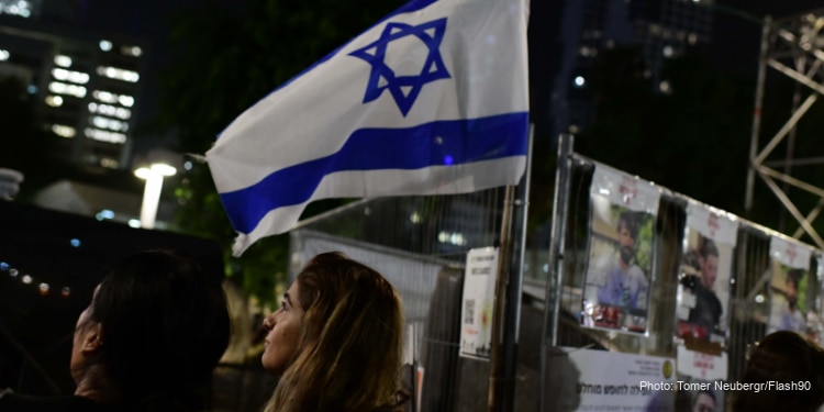 hostages, freed, hope, Israeli flag