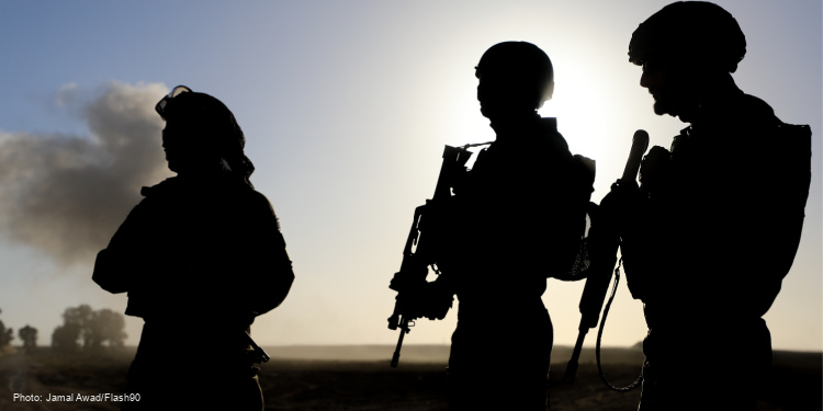 IDF soldiers prepare for operations in Gaza.