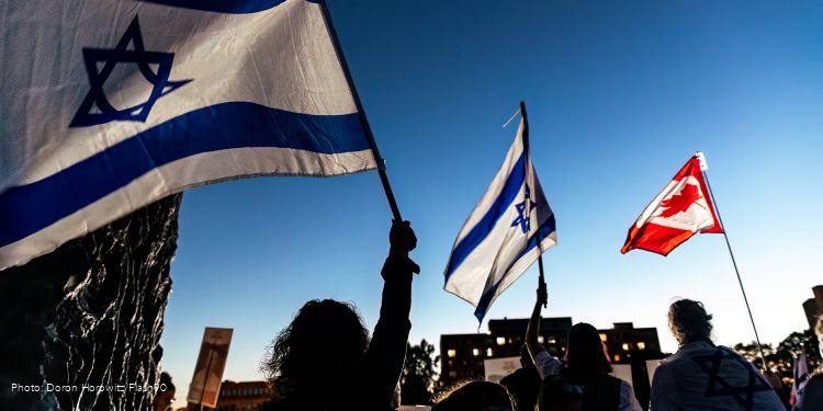 Israelis attend a rally calling for the release of Israelis held kidnapped by Hamas terrorists in Gaza in Toronto, Canada, September 1, 2024.