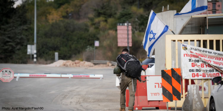 Metula, near the Israeli border with Lebanon, was hit by a rocket fired from Lebanon. (Photo: Ayal Margolin/Flash90)