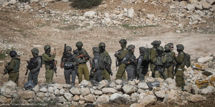 Israeli forces demolish a wood-production facility in the industrial area of Beit Ula, northwest of Hebron in the West Bank, December 3, 2025.