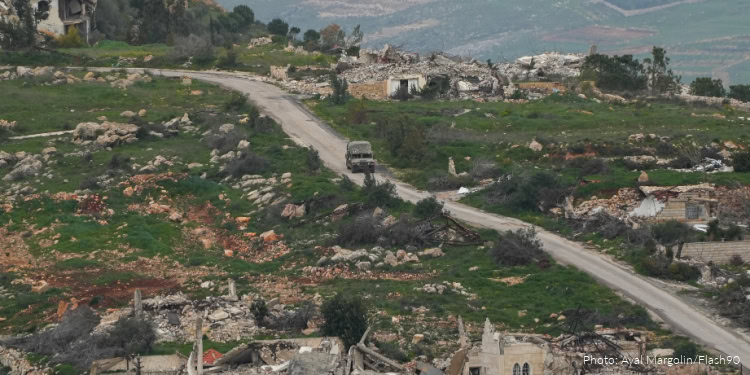 Israeli army forces operate in southern Lebanon near the Israeli border during the ongoing war with Iran and Hezbollah and missile fire toward Israel, March 18, 2026.