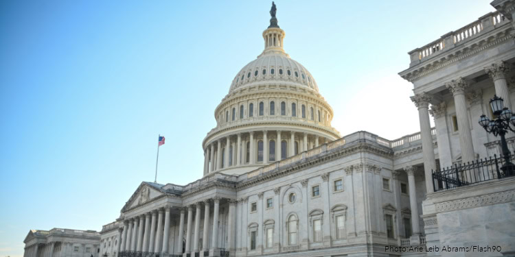 View of the United States Capitol in Washington, D.C., April 14, 2026. Photo by Arie Leib Abrams/Flash90