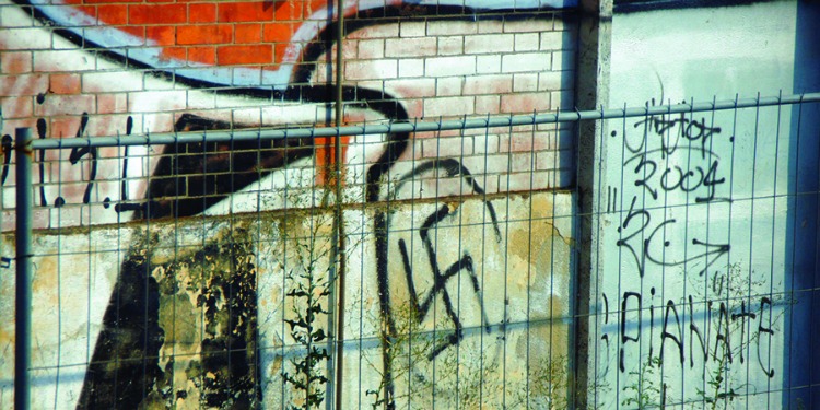 Swastika graffiti