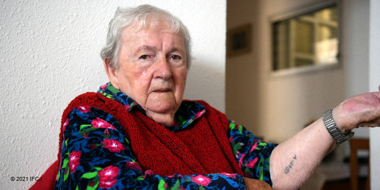 Frederika, suffering Holocaust survivor in Ashkelon