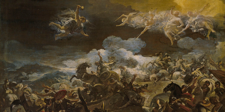 The Defeat of Sisera (biblical battle with Deborah and Barak), Luca Giordano, c. 1692